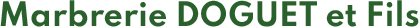 Logo Marbrerie DOGUET et Fils